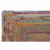 Alfombra DKD Home Decor Marrón Multicolor Jute Algodón (160 x 230 x 1 cm)