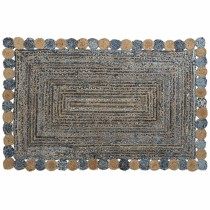 Tappeto DKD Home Decor Azzurro Multicolore Indiano (200 x 290 x 1 cm)