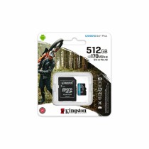 Cartão de Memória Micro SD com Adaptador Kingston SDCG3/512GB          Classe 10 512 GB UHS-I