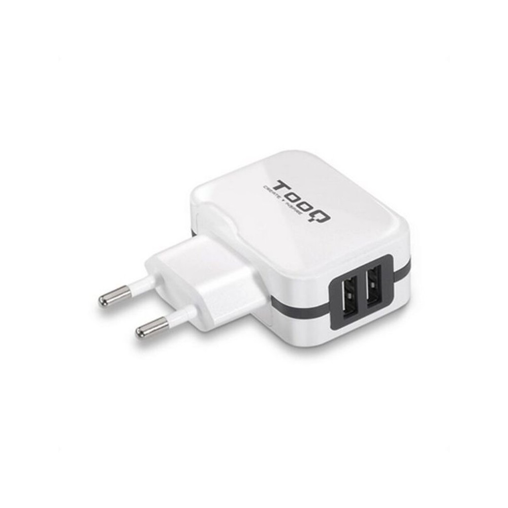 Carregador de Parede TooQ AATCAT0150 USB x 2 17W Branco