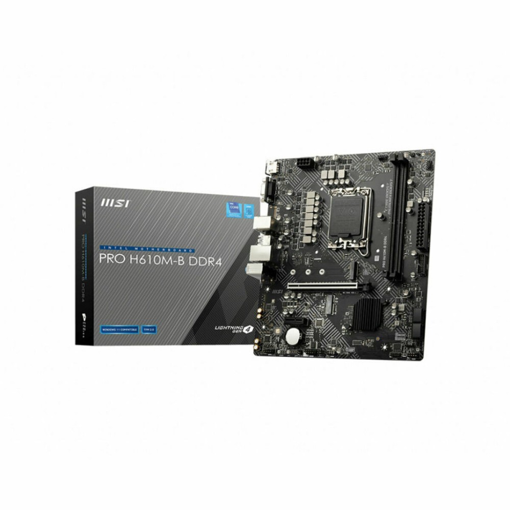 Placa Mãe MSI MB PRO H610M-B DDR4 Intel LGA 1700