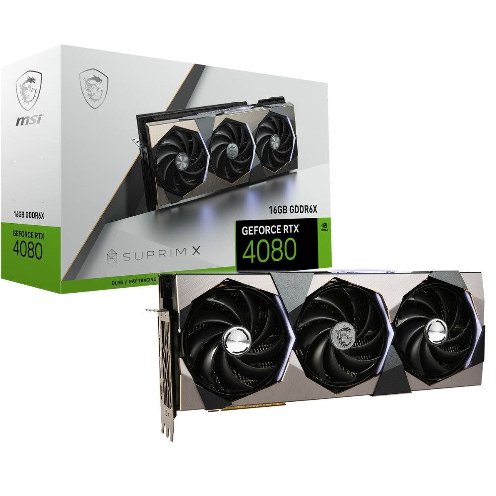 Grafikkarte MSI GeForce RTX 4080 16GB SUPRIM X 16 GB RAM NVIDIA GeForce RTX 4080