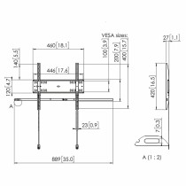 Supporto TV Vogel's 7045000 50 kg 55" 42"