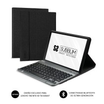 Funda para Tablet y Teclado Subblim SUBKT3-BTL100 Negro Qwerty Español (Reacondicionado A)