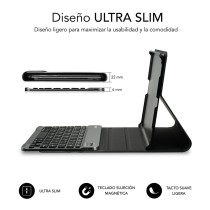 Capa para Tablet e Teclado Subblim SUBKT3-BTL100 Preto Qwerty espanhol (Recondicionado A)