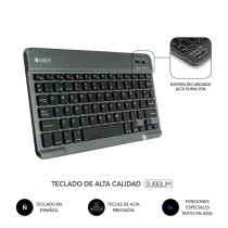 Funda para Tablet y Teclado Subblim SUBKT3-BTL100 Negro Qwerty Español (Reacondicionado A)