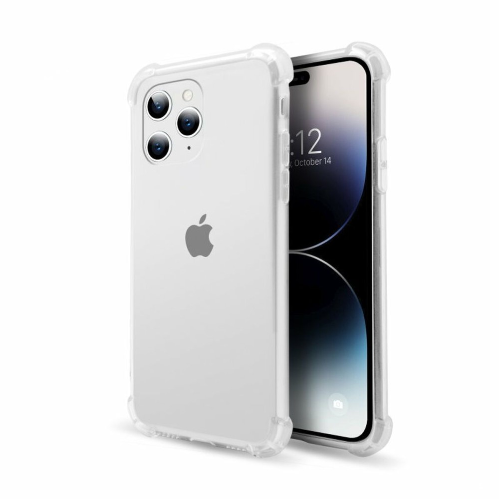 Capa para Telemóvel PcCom Essential iPhone 14 Pro Max Transparente