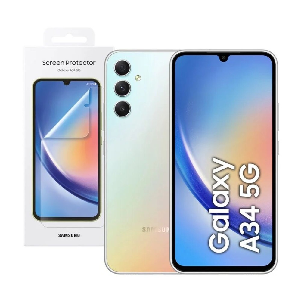 Smartphone Samsung Galaxy A34 5G Prateado 6,6" 5G 6 GB RAM 1 TB 128 GB Octa Core