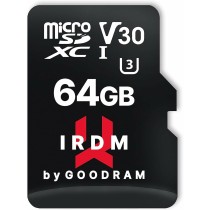 Tarjeta de Memoria Micro SD con Adaptador GoodRam IRDM M3AA 64 GB