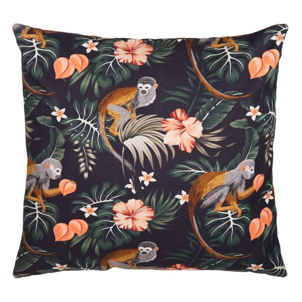 Cushion Jungle Black 50 x 50 x 2 cm