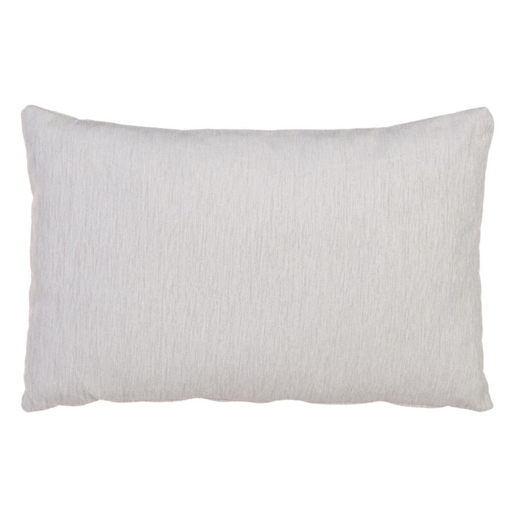 Cushion Polyester Light grey Acrylic 60 x 40 cm