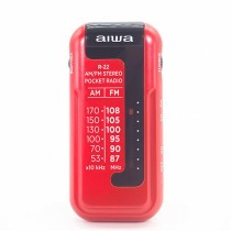 Rádio Portátil Aiwa AM/FM Vermelho