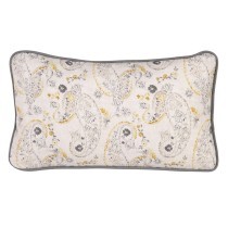 Coussin 100 % coton 50 x 30 cm Moutarde