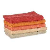 Tücher-Set Rot Beige Grau Orange (5 pcs)