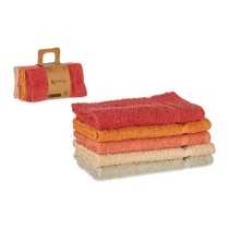 Tücher-Set Rot Beige Grau Orange (5 pcs)