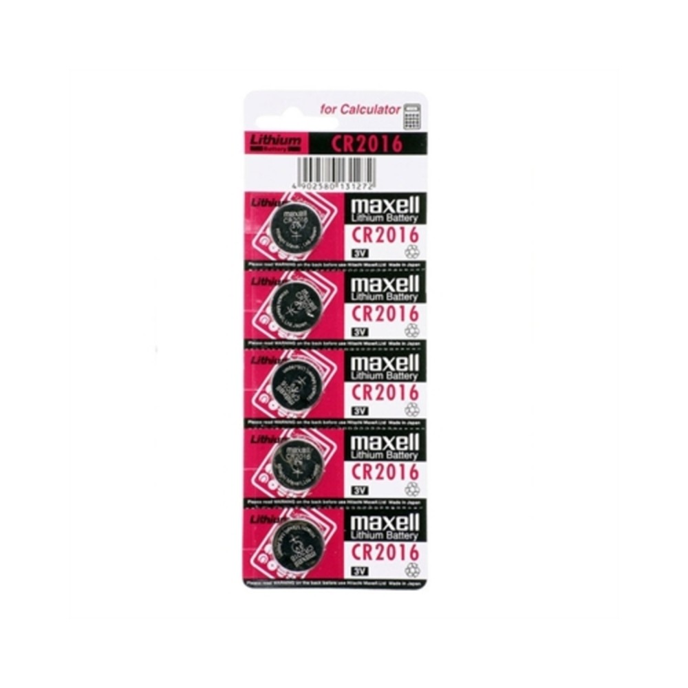 Pilhas de Botão de Lítio Maxell CR2016 3V (5 pcs)