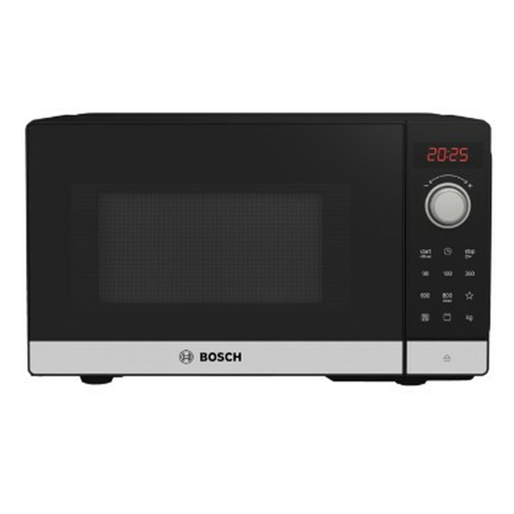 Microondas com Grill BOSCH FEL023MS2 800 W Preto Preto/Prateado 20 L