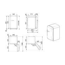 Kühlschrank Smeg FAB10RCR5 Creme