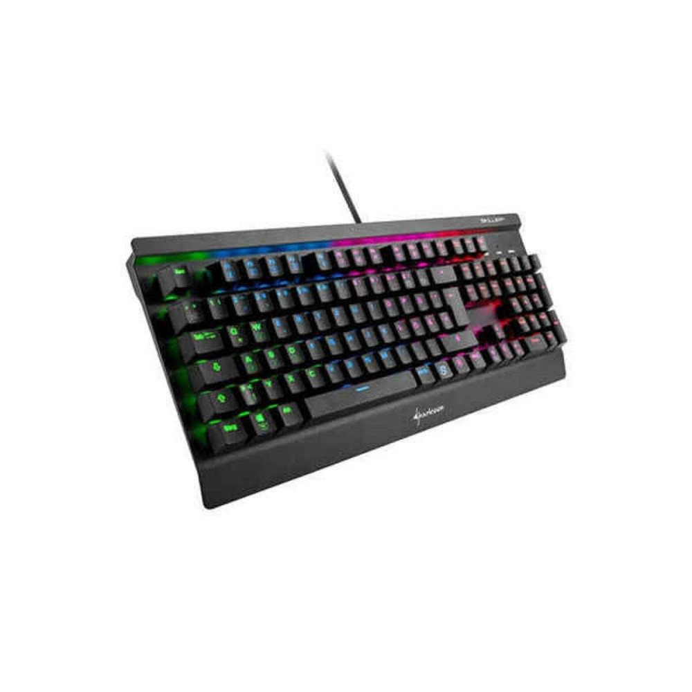 Teclado Gaming Sharkoon 4044951026159 RGB Preto Espanhol