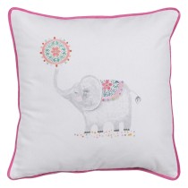 Kissen Für Kinder Elefant 45 x 45 cm 100 % Baumwolle