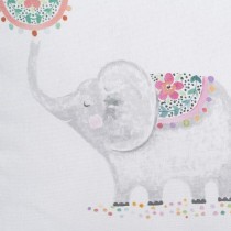 Kissen Für Kinder Elefant 45 x 45 cm 100 % Baumwolle