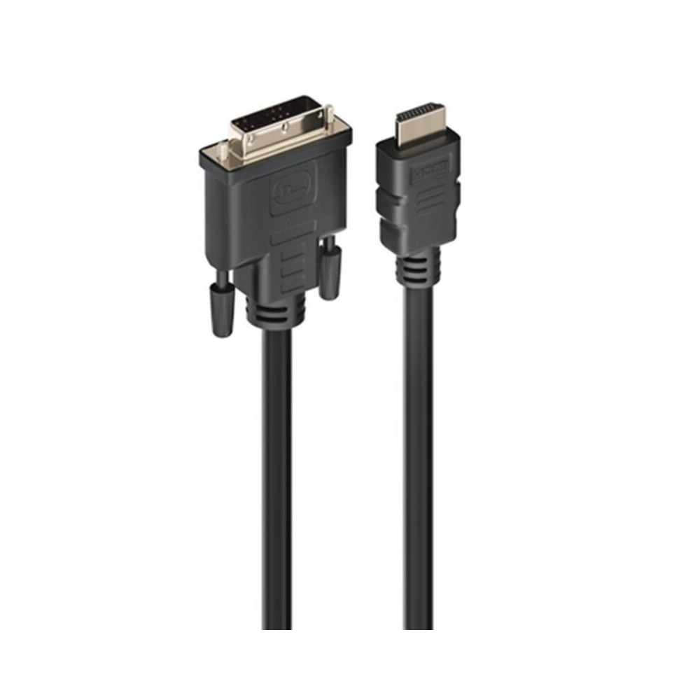 HDMI to DVI Cable Ewent EC1350 Black