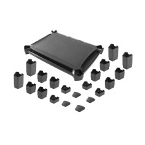 Soporte de Mesa para Pantalla Aisens XL Monitor Portátil Elevador Negro 32" 10 kg