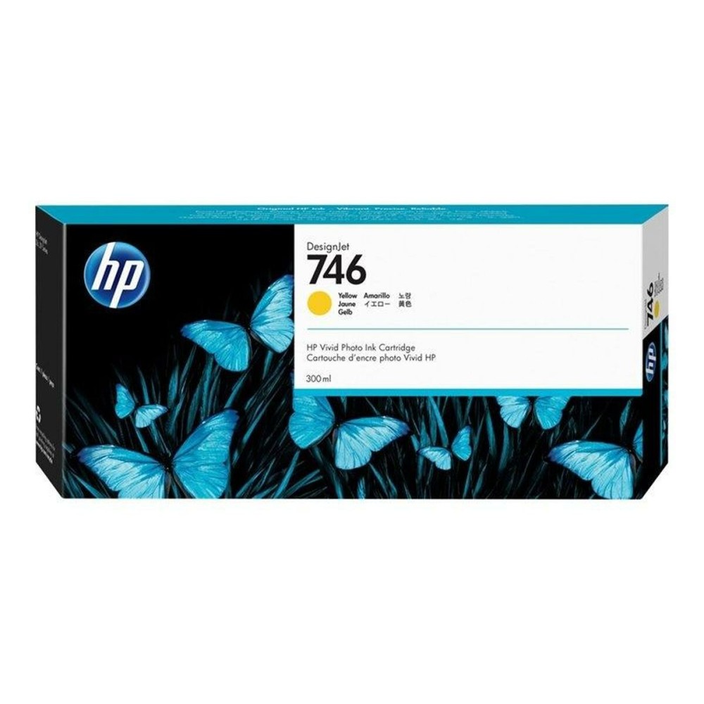 Tinteiro de Tinta Original HP 746 Amarelo