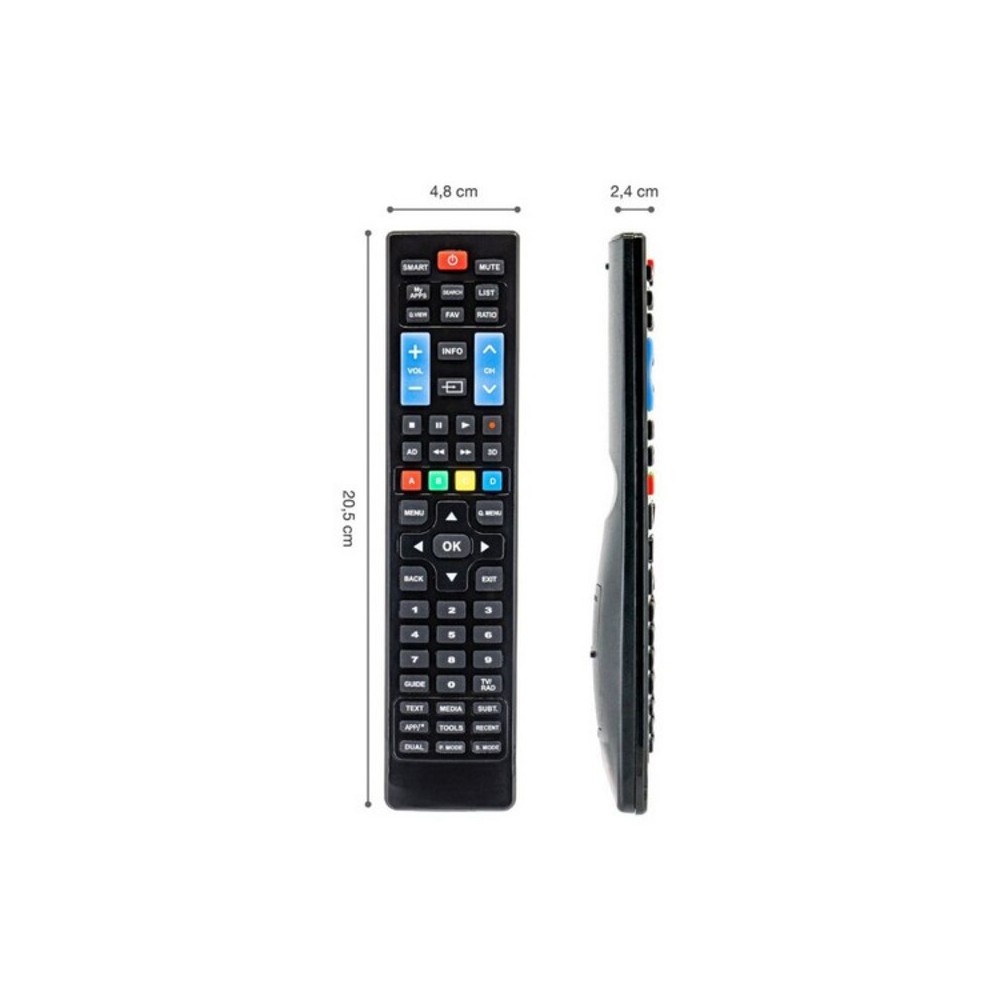 Télécommande pour Smart TV Ewent EW1575 Noir