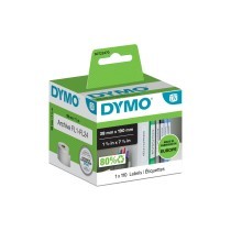 Rollo de Etiquetas Dymo 38 x 190 mm LabelWriter™ Blanco (6 Unidades)