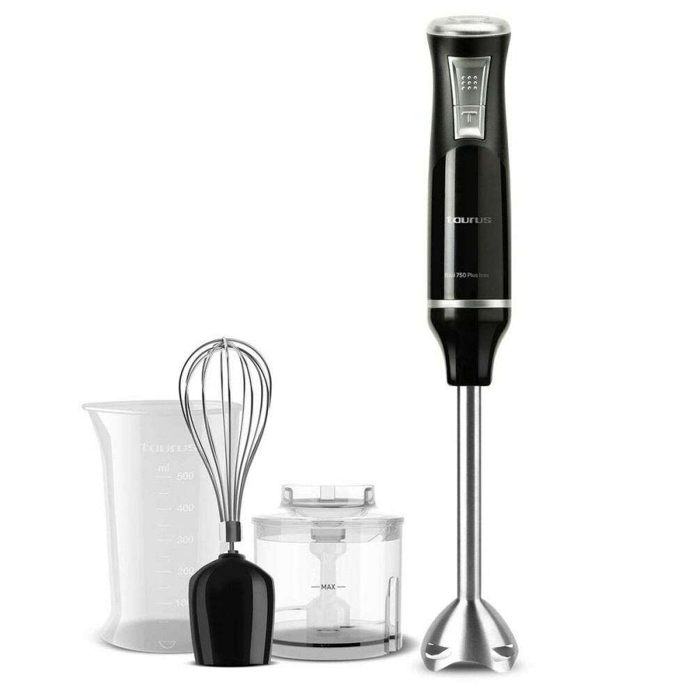 Hand-held Blender Taurus BAPI 750 PLUS X Black Stainless steel 750 W