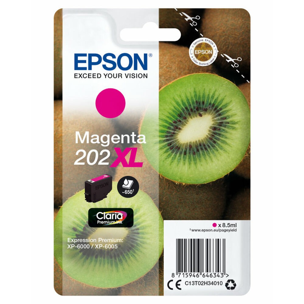 Cartuccia ad Inchiostro Originale Epson Singlepack Magenta 202XL Claria Premium Ink Magenta