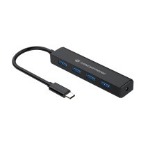 Hub USB Conceptronic Preto