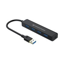 Hub USB Conceptronic Negro