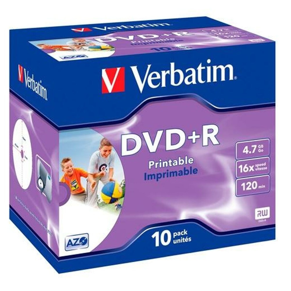 DVD+R Verbatim 10 Stück 16x 4,7 GB