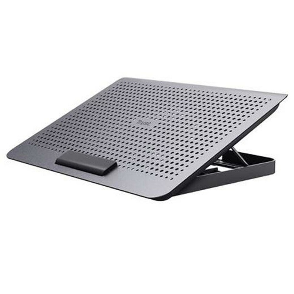 Laptop Stand with Fan Trust Exto Grey Plastic