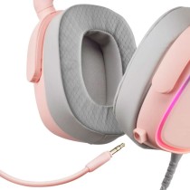 Gaming Headset mit Mikrofon Mars Gaming Rosa