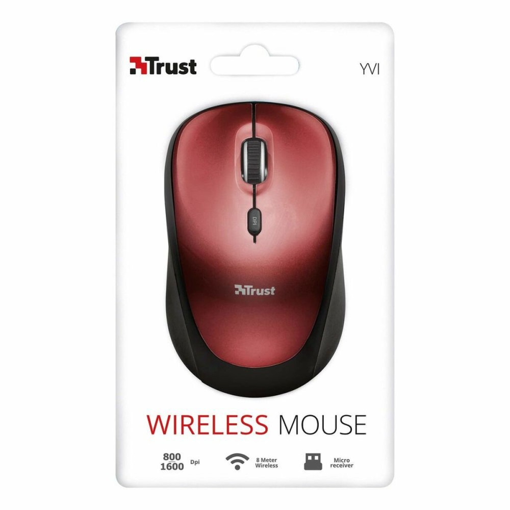 Mouse Trust 19522 Rot Schwarz