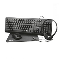 Set of Computer Accessories Trust Black 4 Pieces