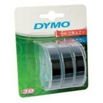 Cinta laminada para máquinas rotuladoras Dymo 84773 9 mm x 3 m Preto Branco (5 Unidades)