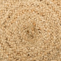 Carpet 120 x 120 x 1 cm Natural Jute