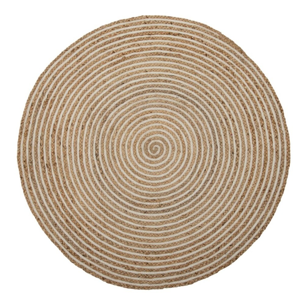 Tappeto 120 x 120 x 1 cm Naturale Juta