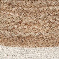 Carpet Natural White 180 x 180 cm Jute