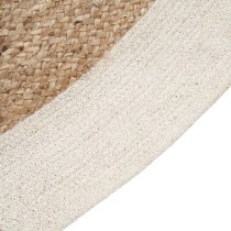 Carpet Natural White 180 x 180 cm Jute