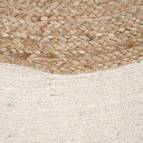 Carpet Natural White 180 x 180 cm Jute