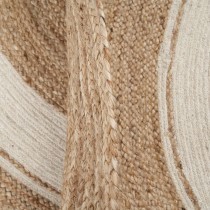 Carpet Natural White 180 x 180 cm Jute