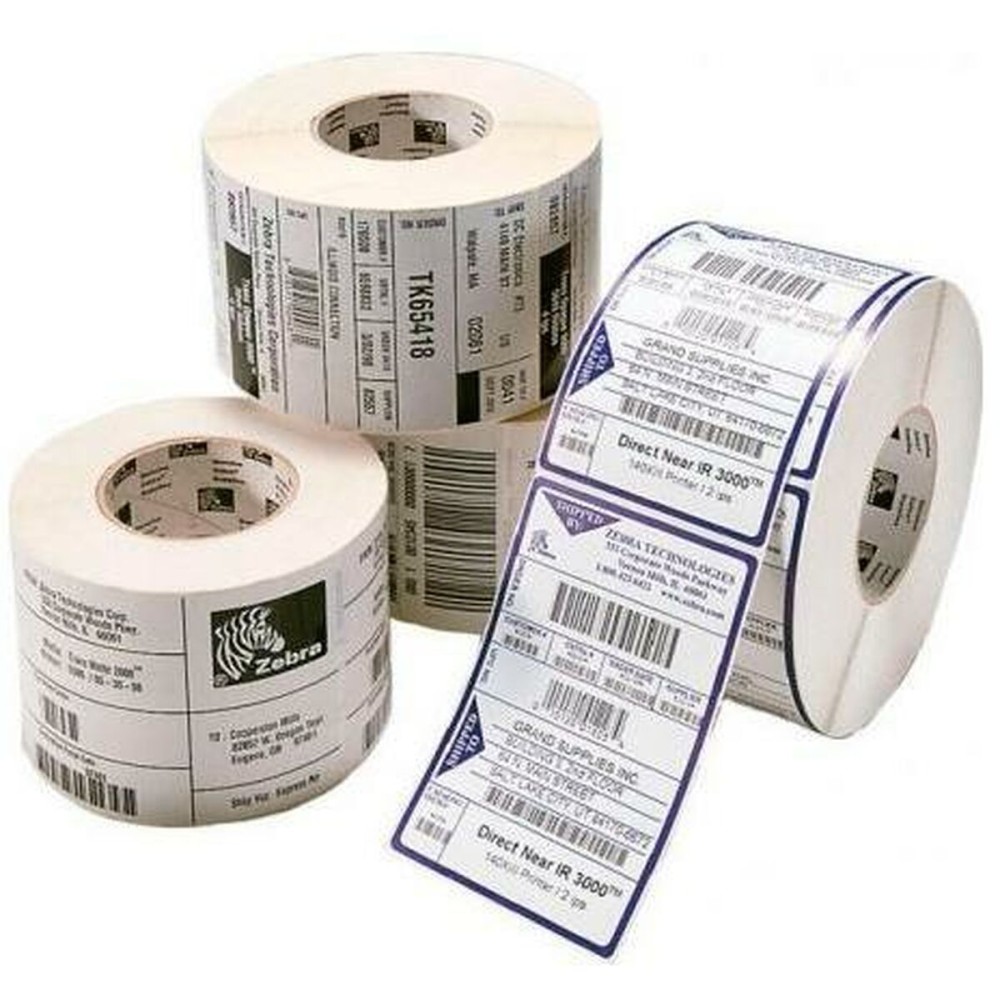 Printer Labels Zebra Z-Select 2000T 12 Units White 102 x 152 mm