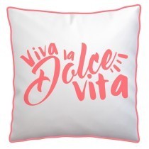 Cushion Positive 45 x 45 x 12 cm Coral