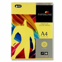 Papel para Imprimir Fabrisa Paperline Premium 80 g/m² Amarillo A4 500 Hojas (5 Unidades)