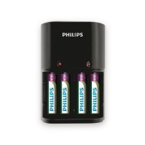 Cargador + Pilas Recargables Philips SCB1450NB/12